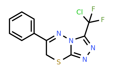 832739-98-7 | 3-(Chlorodifluoromethyl)-6-phenyl-7h-[1,2,4]triazolo[3,4-b][1,3,4]thiadiazine