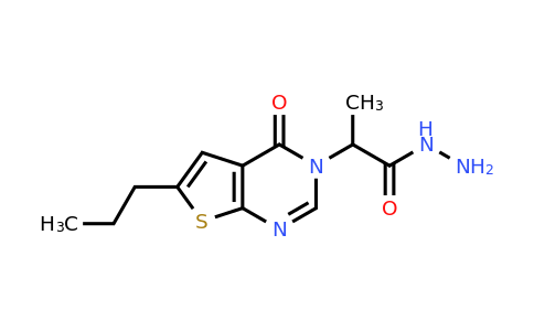 832740-08-6 | 2-(4-Oxo-6-propylthieno[2,3-d]pyrimidin-3(4h)-yl)propanehydrazide