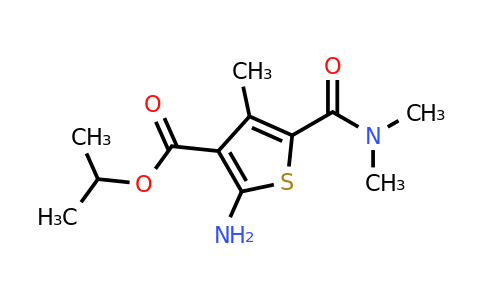 832740-10-0 | Isopropyl 2-amino-5-(dimethylcarbamoyl)-4-methylthiophene-3-carboxylate
