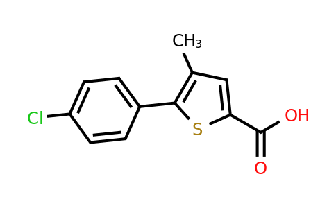 832740-61-1 | 5-(4-Chlorophenyl)-4-methylthiophene-2-carboxylic acid