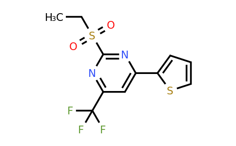 832740-90-6 | 2-(Ethylsulfonyl)-4-(thiophen-2-yl)-6-(trifluoromethyl)pyrimidine