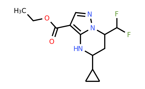832740-92-8 | Ethyl 5-cyclopropyl-7-(difluoromethyl)-4,5,6,7-tetrahydropyrazolo[1,5-a]pyrimidine-3-carboxylate