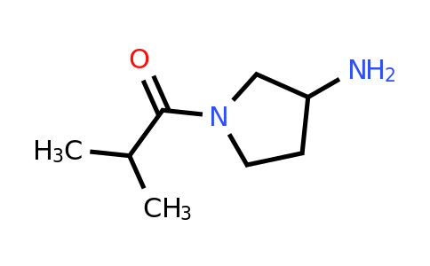 1-(3-aminopyrrolidin-1-yl)-2-methylpropan-1-one