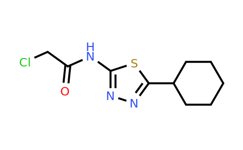 83390-45-8 | 2-Chloro-N-(5-cyclohexyl-1,3,4-thiadiazol-2-yl)acetamide