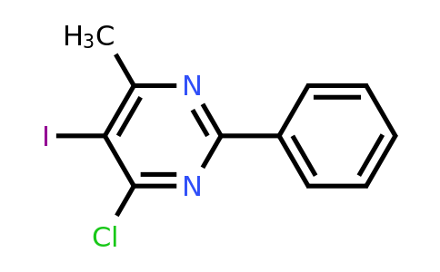 83410-17-7 | 4-Chloro-5-iodo-6-methyl-2-phenylpyrimidine