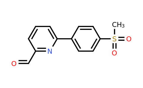 834884-84-3 | 6-(4-(Methylsulfonyl)phenyl)picolinaldehyde