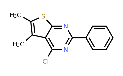 83548-60-1 | 4-Chloro-5,6-dimethyl-2-phenylthieno[2,3-d]pyrimidine