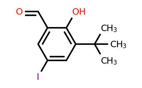 83816-59-5 | 3-(tert-Butyl)-2-hydroxy-5-iodobenzaldehyde