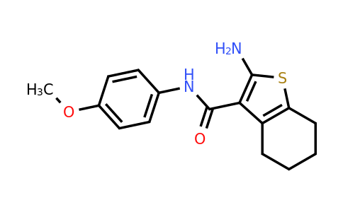 83822-33-7 | 2-Amino-N-(4-methoxyphenyl)-4,5,6,7-tetrahydro-1-benzothiophene-3-carboxamide