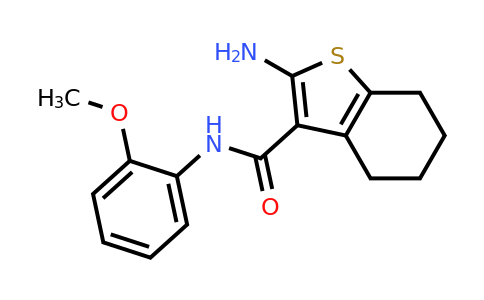 83822-36-0 | 2-Amino-N-(2-methoxyphenyl)-4,5,6,7-tetrahydrobenzo[b]thiophene-3-carboxamide