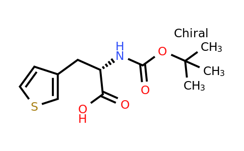 83825-42-7 | (S)-2-((tert-butoxycarbonyl)amino)-3-(thiophen-3-yl)propanoic acid