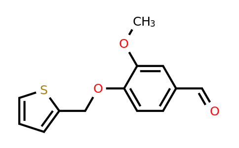 838882-69-2 | 3-Methoxy-4-(thiophen-2-ylmethoxy)benzaldehyde