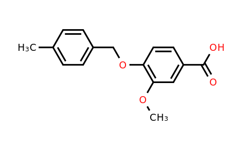 3-Methoxy-4-((4-methylbenzyl)oxy)benzoic acid