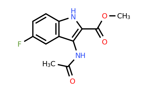 840456-13-5 | Methyl 3-acetamido-5-fluoro-1H-indole-2-carboxylate