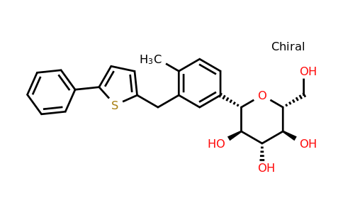 842133-16-8 | (2R,3S,4R,5R,6S)-2-(hydroxymethyl)-6-(4-methyl-3-((5-phenylthiophen-2-yl)methyl)phenyl)tetrahydro-2H-pyran-3,4,5-triol