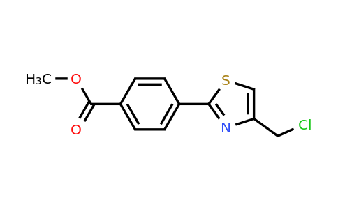 842137-54-6 | Methyl 4-[4-(chloromethyl)-1,3-thiazol-2-yl]benzoate
