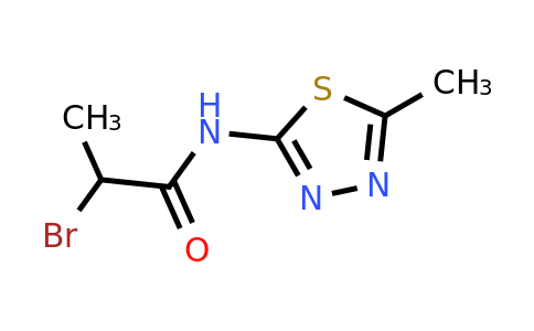 842955-79-7 | 2-Bromo-N-(5-methyl-1,3,4-thiadiazol-2-yl)propanamide