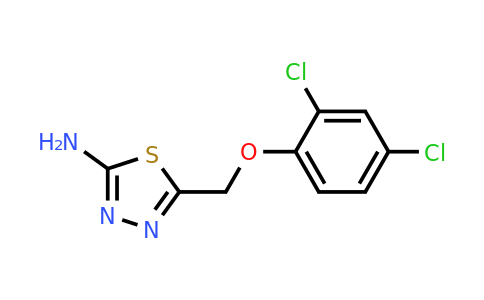 84333-09-5 | 5-[(2,4-Dichlorophenoxy)methyl]-1,3,4-thiadiazol-2-amine