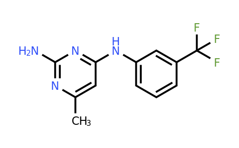 843608-14-0 | 6-Methyl-N4-(3-(trifluoromethyl)phenyl)pyrimidine-2,4-diamine