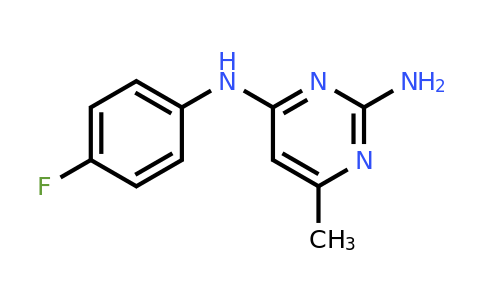 843608-15-1 | N4-(4-fluorophenyl)-6-methylpyrimidine-2,4-diamine