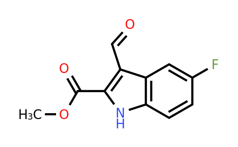843629-51-6 | methyl 5-fluoro-3-formyl-1H-indole-2-carboxylate