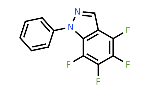 84409-39-2 | 4,5,6,7-Tetrafluoro-1-phenyl-1H-indazole