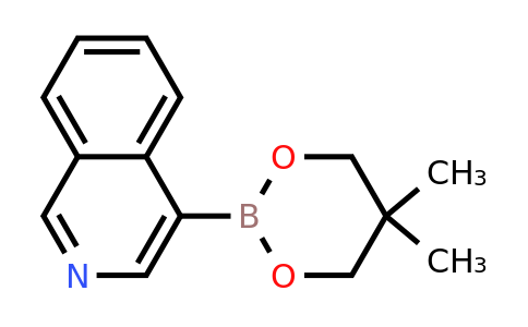 844891-01-6 | 4-(5,5-Dimethyl-1,3,2-dioxaborinan-2-yl)isoquinoline