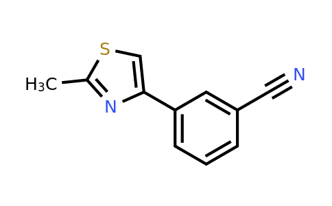 3-(2-Methyl-1,3-thiazol-4-yl)benzonitrile