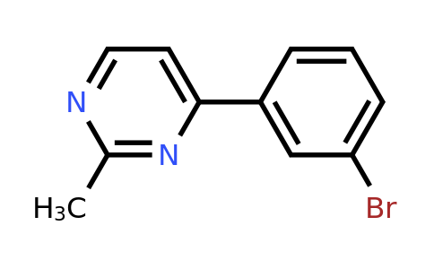 844891-12-9 | 4-(3-Bromophenyl)-2-methylpyrimidine