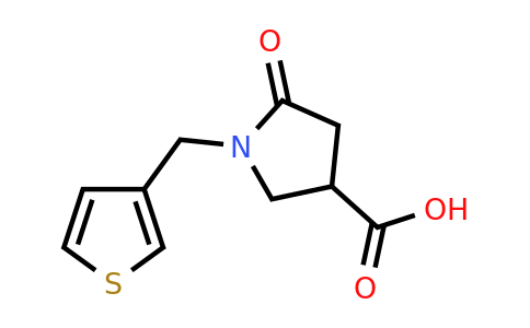 845546-26-1 | 5-Oxo-1-(thiophen-3-ylmethyl)pyrrolidine-3-carboxylic acid