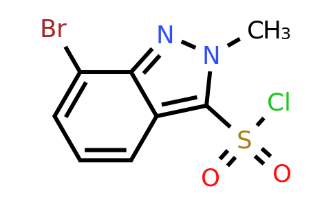 845751-92-0 | 7-Bromo-2-methyl-2H-indazole-3-sulfonyl chloride