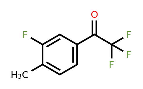845823-06-5 | 2,2,2-trifluoro-1-(3-fluoro-4-methylphenyl)ethan-1-one