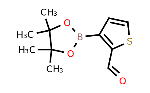 845873-35-0 | 3-(4,4,5,5-Tetramethyl-1,3,2-dioxaborolan-2-yl)thiophene-2-carbaldehyde