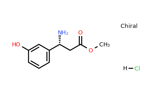 845909-40-2 | (R)-Methyl 3-amino-3-(3-hydroxyphenyl)propanoate hydrochloride