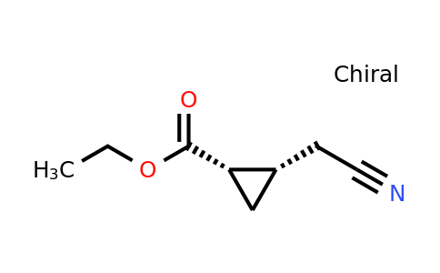 84673-47-2 | Ethyl (1S,2S)-rel-2-(cyanomEthyl)cyclopropane-1-carboxylate