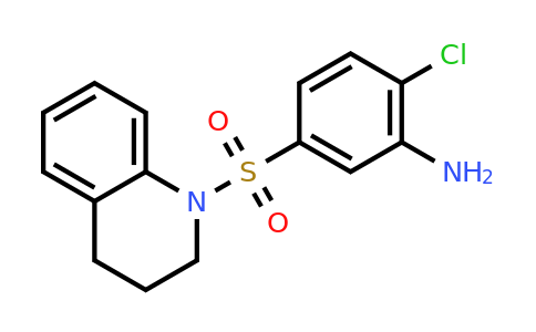 847171-51-1 | 2-Chloro-5-((3,4-dihydroquinolin-1(2H)-yl)sulfonyl)aniline