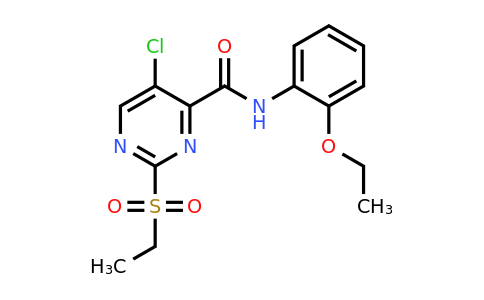 847241-68-3 | 5-Chloro-N-(2-ethoxyphenyl)-2-(ethylsulfonyl)pyrimidine-4-carboxamide