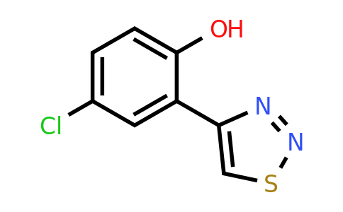 847468-22-8 | 4-Chloro-2-(1,2,3-thiadiazol-4-yl)phenol