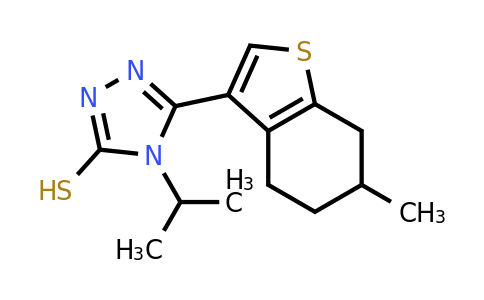 847503-24-6 | 4-Isopropyl-5-(6-methyl-4,5,6,7-tetrahydrobenzo[b]thiophen-3-yl)-4H-1,2,4-triazole-3-thiol
