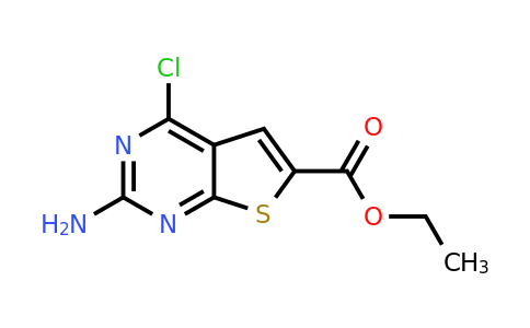 847560-46-7 | Ethyl 2-amino-4-chlorothieno[2,3-d]pyrimidine-6-carboxylate