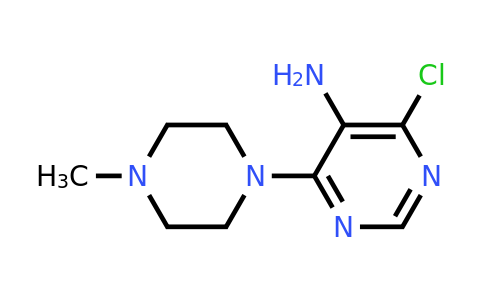 84762-68-5 | 4-Chloro-6-(4-methylpiperazin-1-yl)pyrimidin-5-amine