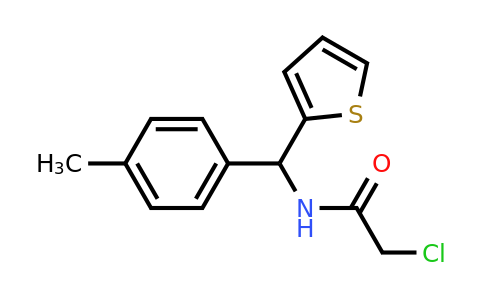 847744-31-4 | 2-Chloro-n-[(4-methylphenyl)(thiophen-2-yl)methyl]acetamide