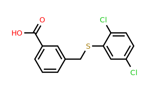 3-{[(2,5-dichlorophenyl)sulfanyl]methyl}benzoic acid