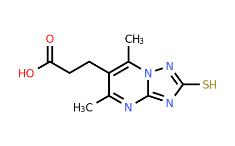 847837-47-2 | 3-{5,7-dimethyl-2-sulfanyl-[1,2,4]triazolo[1,5-a]pyrimidin-6-yl}propanoic acid