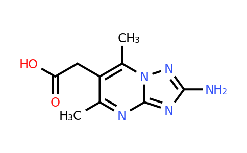 848178-46-1 | 2-{2-amino-5,7-dimethyl-[1,2,4]triazolo[1,5-a]pyrimidin-6-yl}acetic acid