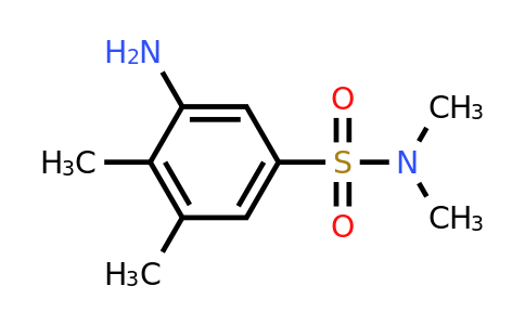 3-Amino-n,n,4,5-tetramethylbenzene-1-sulfonamide