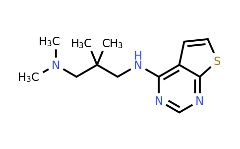 848297-13-2 | n1,n1,2,2-Tetramethyl-n3-(thieno[2,3-d]pyrimidin-4-yl)propane-1,3-diamine