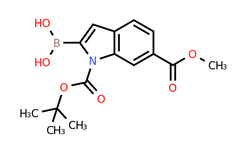 848357-46-0 | (1-(tert-butoxycarbonyl)-6-(methoxycarbonyl)-1H-indol-2-yl)boronic acid