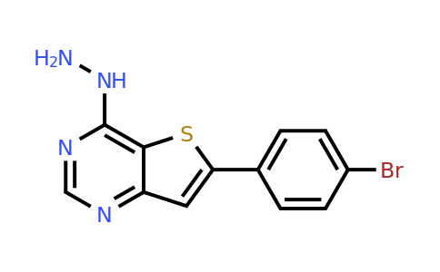 848369-58-4 | 6-(4-Bromophenyl)-4-hydrazinylthieno[3,2-d]pyrimidine