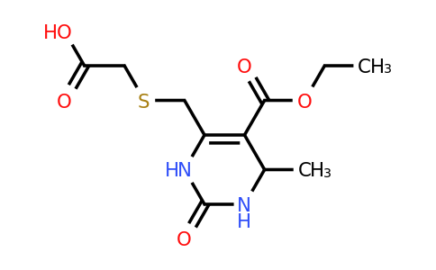 848369-74-4 | 2-({[5-(ethoxycarbonyl)-6-methyl-2-oxo-1,2,3,6-tetrahydropyrimidin-4-yl]methyl}sulfanyl)acetic acid
